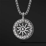 Vintage Sun Sterling Silver Necklace Pendants