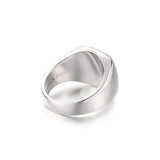 Fleur De Lis Iris Signet Ring