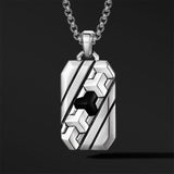 Original Design Armor Sterling Silver Military Badge Pendants