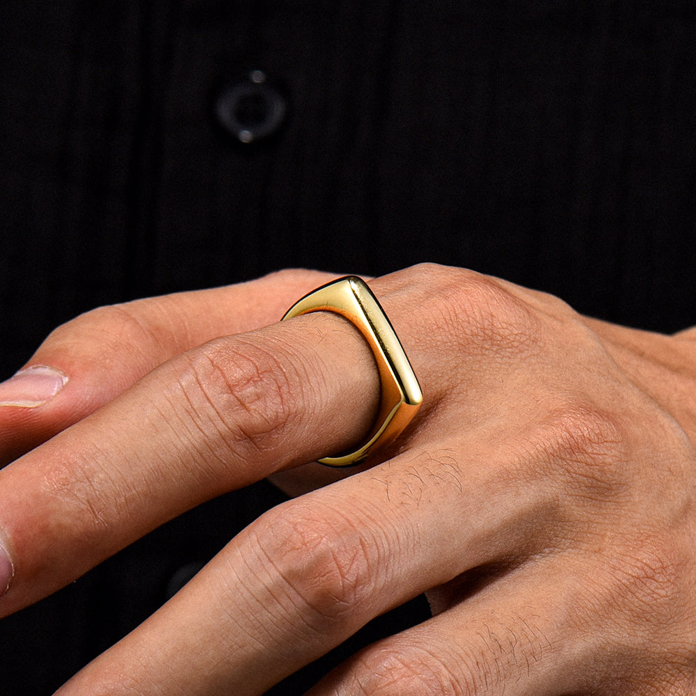 Slim Signet Ring