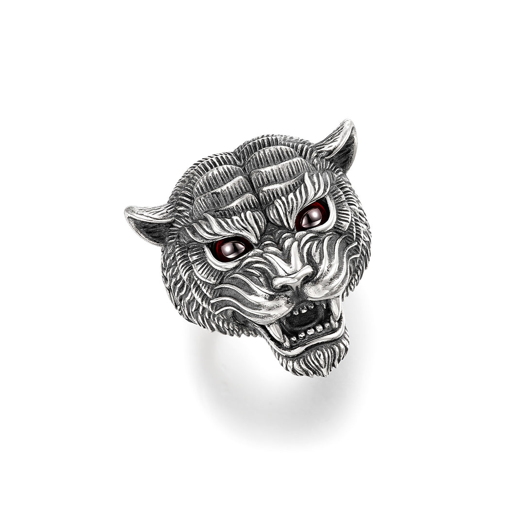 Vintage Awakening Tiger Garnet Ring