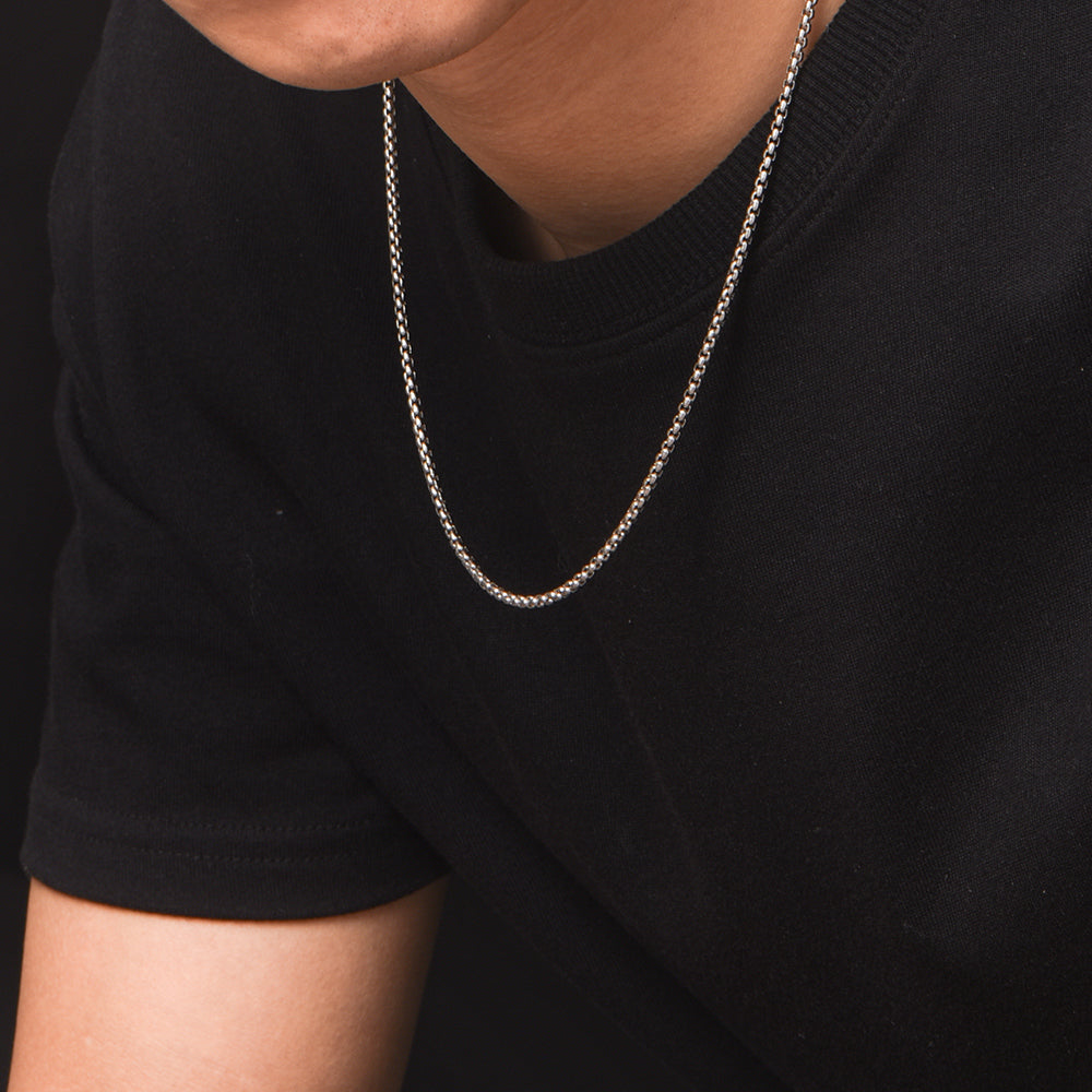 2.5mm Box Chain Necklace