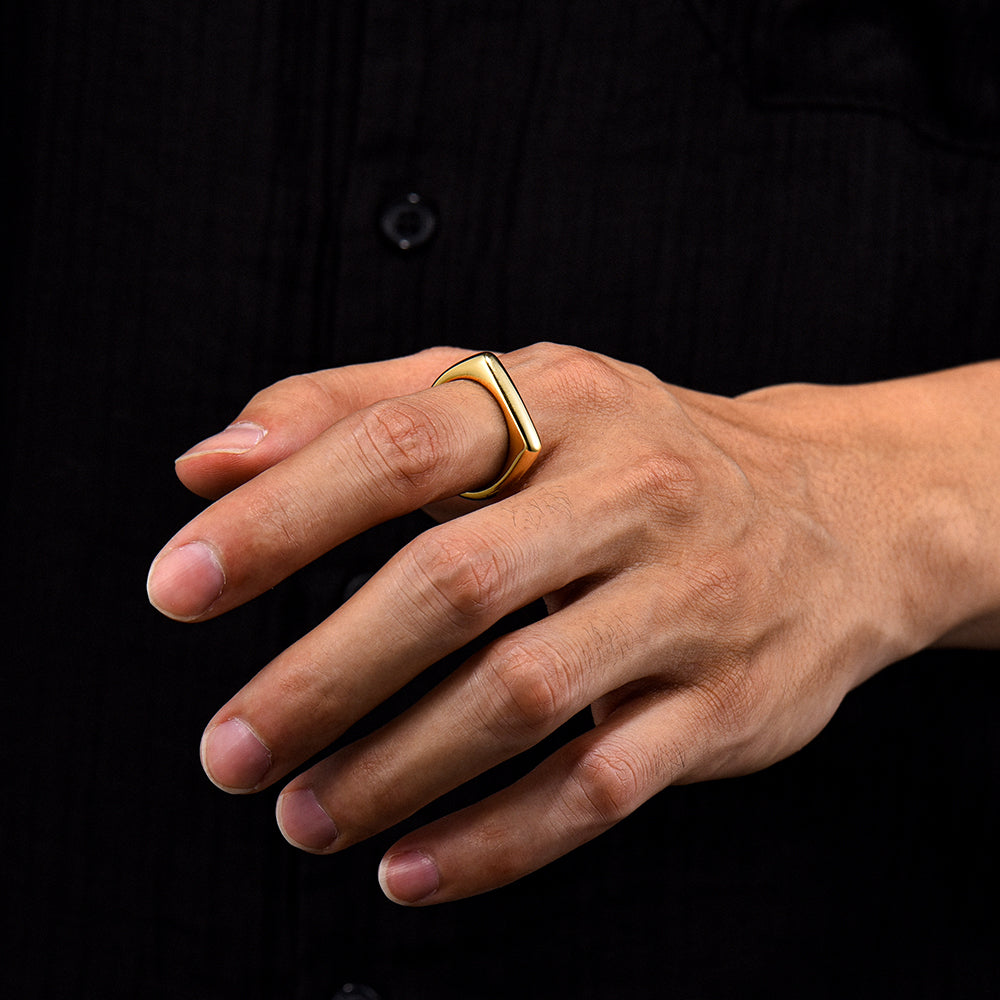 Slim Signet Ring
