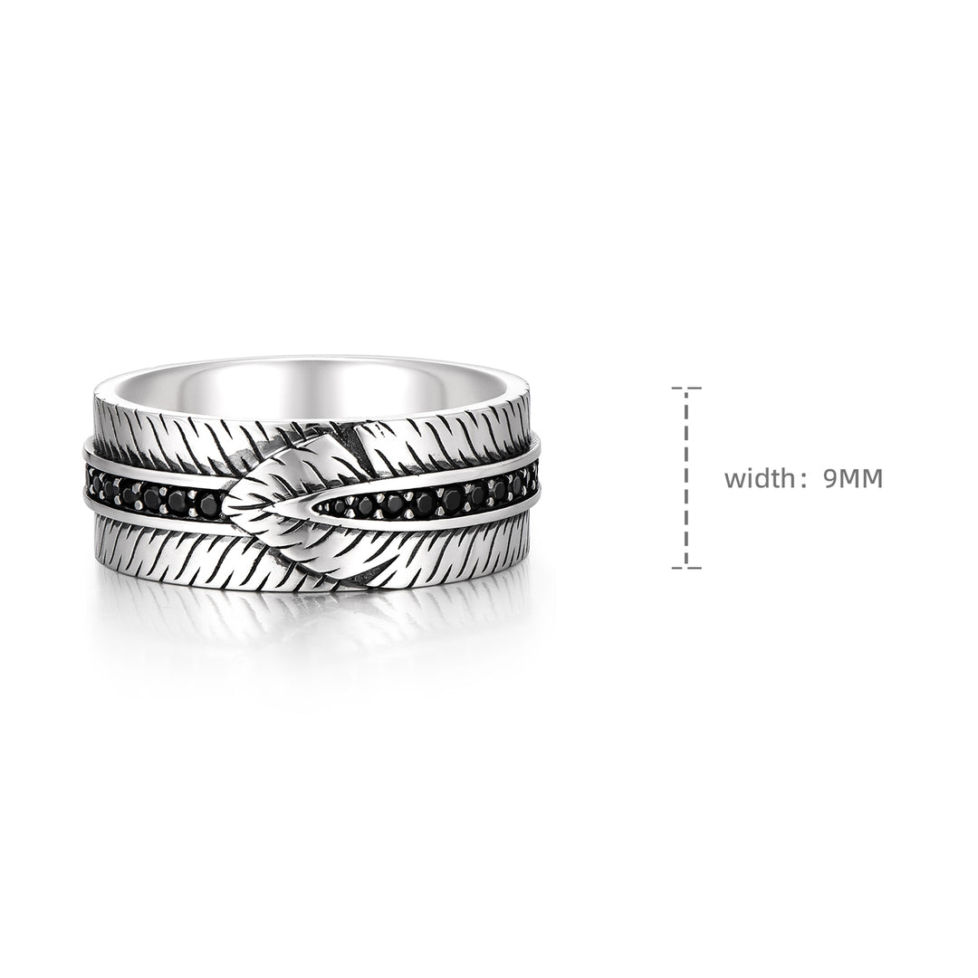 Vintage Southwest Wing Feather Ring