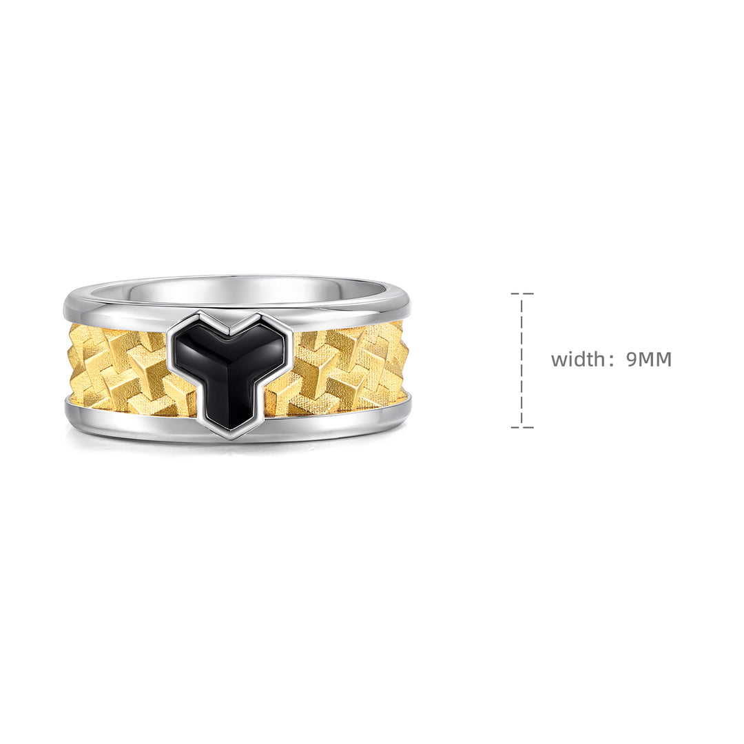 Black Badge Golden Armor Ring