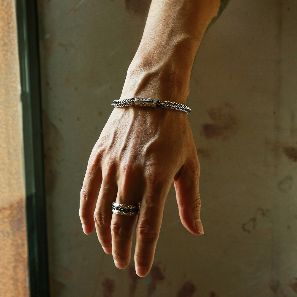 Vintage Armor Braided Bracelet