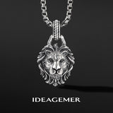 Vintage Lion Sterling Silver Pendants