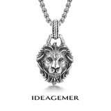 Vintage Lion Sterling Silver Pendants