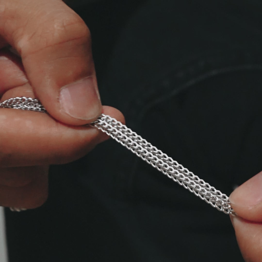 2.5mm Foxtail Chain Necklace