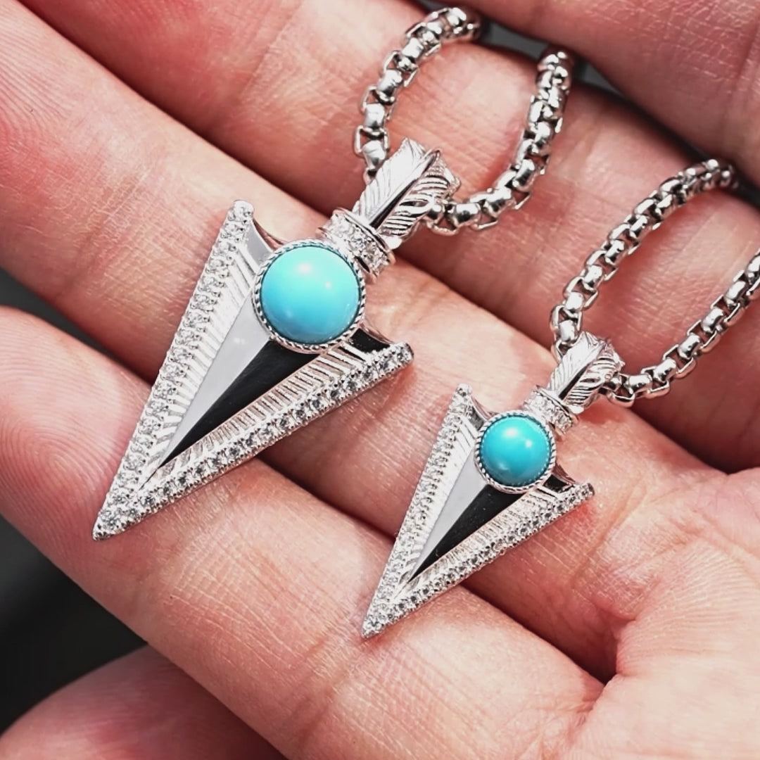 Spear of Dawn Feather Pendant