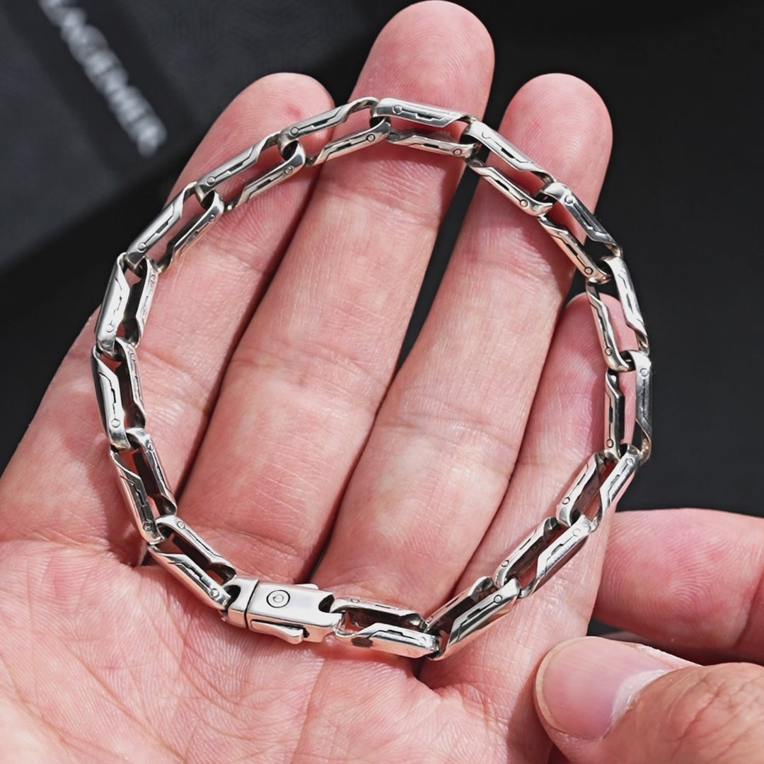 Vintage Exoskeleton Link Bracelet