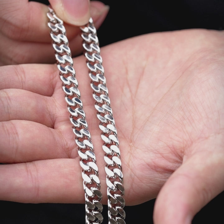 8mm Miami Cuban Link Chain