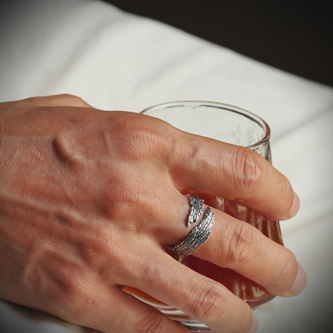 Vintage Wing of Freedom Ring