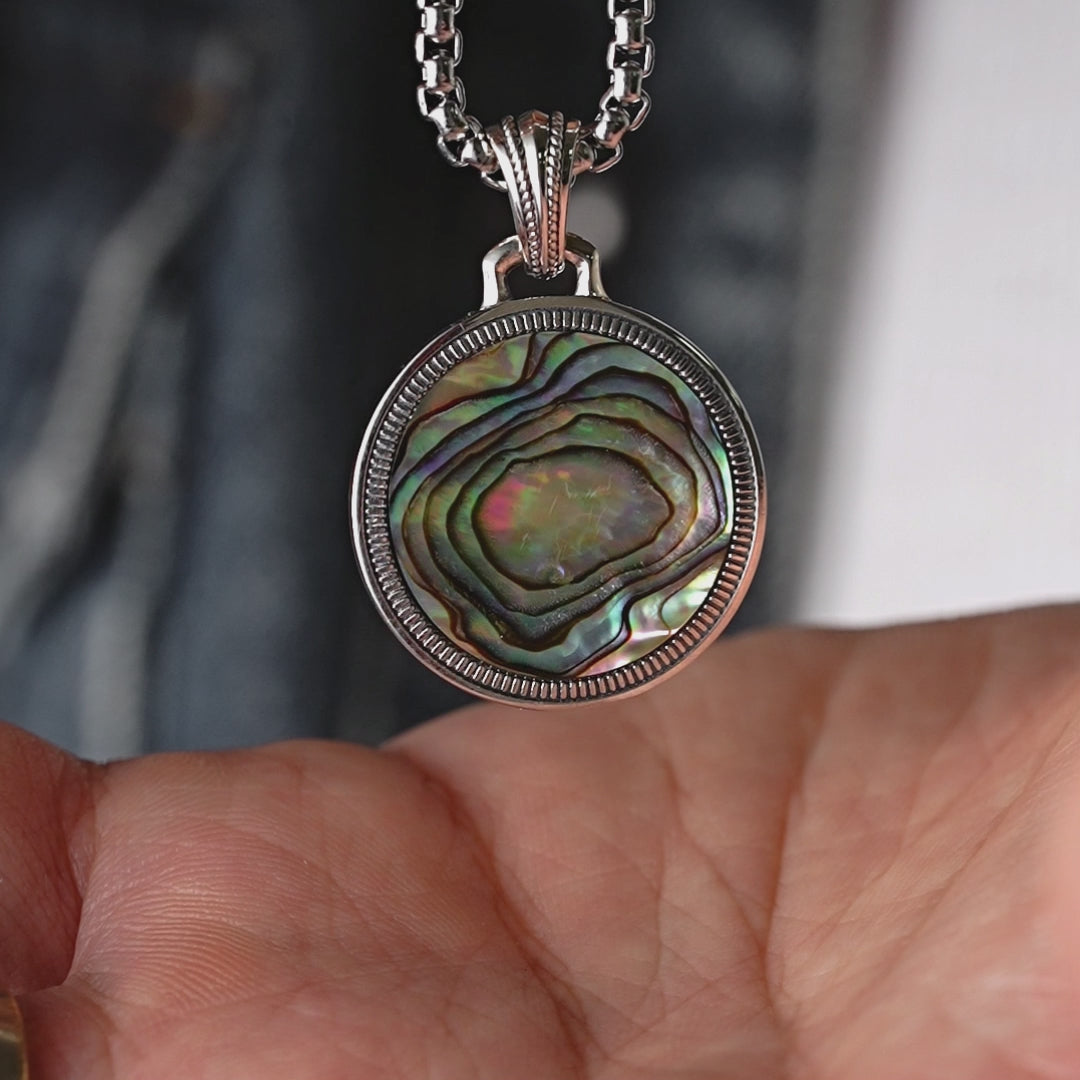 Vintage Ocean Compass Pendant