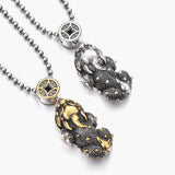 IDEAGEMER Sterling Silver Pixiu Pendants