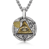 Vintage Eye of Pyramid Pendant