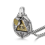 Vintage Eye of Pyramid Pendant