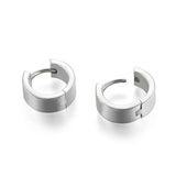 IDEAGEMER Sterling Silver Trend Stud Earrings