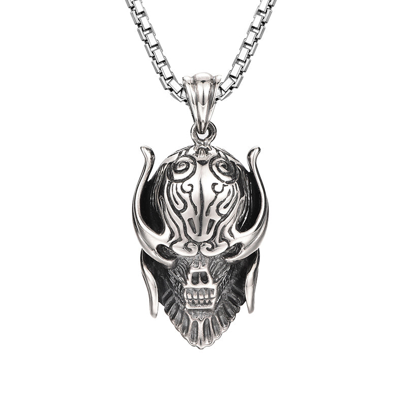 IDEAGEMER Skull Vintage Sterling Silver Pendants